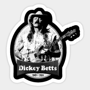 Memories dickey betts 1974 - 2024 Sticker
